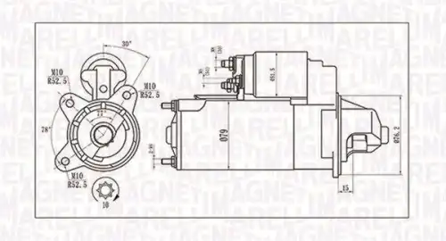 Стартер MAGNETI MARELLI 063721396010