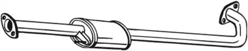 Глушитель центральный 165-039 BOSAL