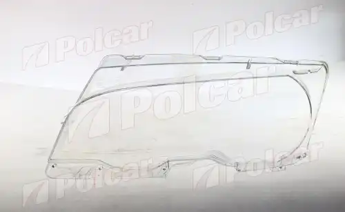 Стекло фары POLCAR 2008111U