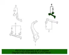 Рычаг подвески VAG 4E0 407 510 G
