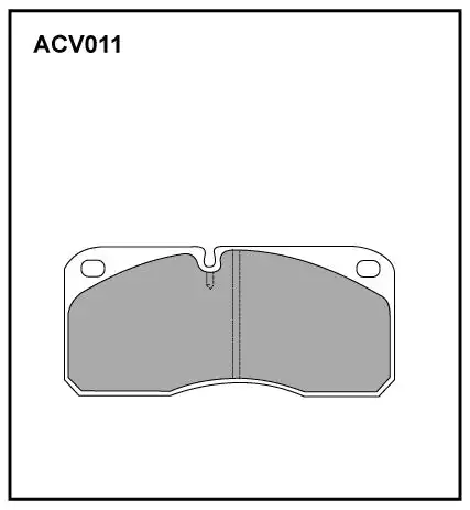 Тормозные колодки дисковые ALLIED NIPPON ACV011