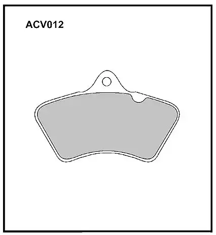 Тормозные колодки дисковые ALLIED NIPPON ACV012