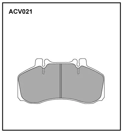 Тормозные колодки дисковые ALLIED NIPPON ACV021