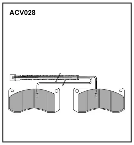 Тормозные колодки дисковые ALLIED NIPPON ACV028