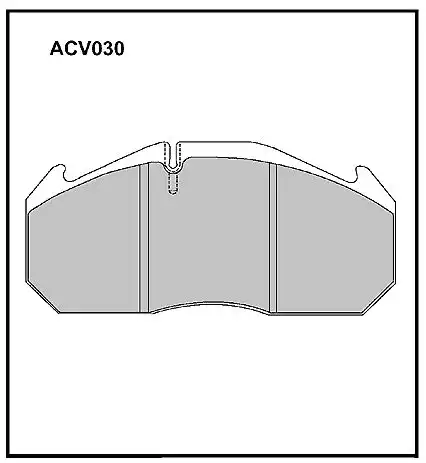 Тормозные колодки дисковые ALLIED NIPPON ACV030