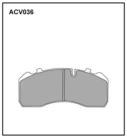 Тормозные колодки дисковые ALLIED NIPPON ACV036