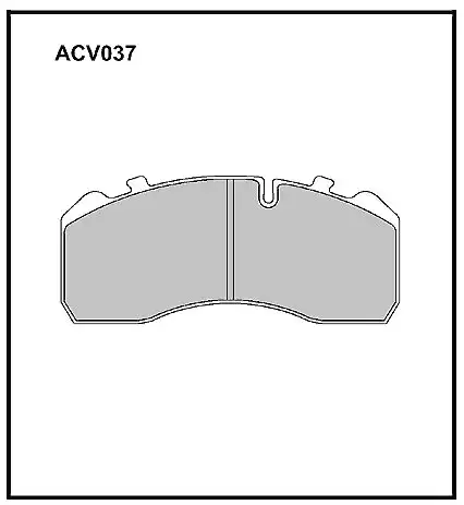 Тормозные колодки дисковые ALLIED NIPPON ACV037