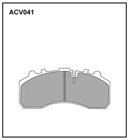 Тормозные колодки дисковые ALLIED NIPPON ACV041