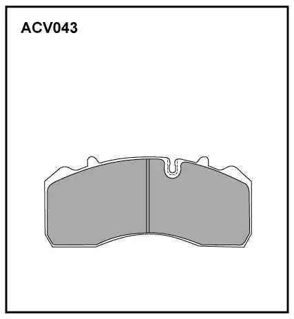 Тормозные колодки дисковые ALLIED NIPPON ACV043