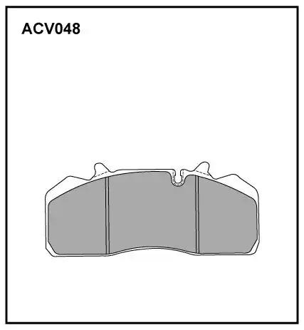 Тормозные колодки дисковые ALLIED NIPPON ACV048