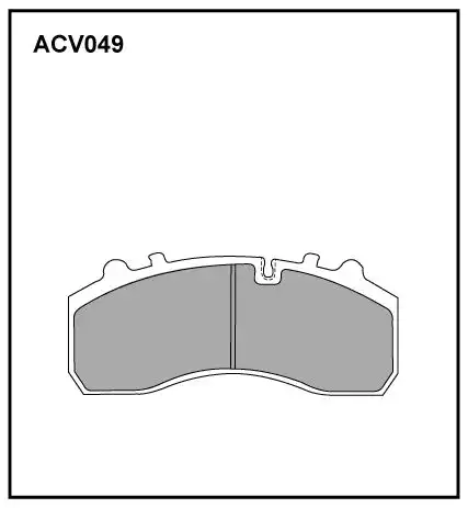 Тормозные колодки дисковые ALLIED NIPPON ACV049
