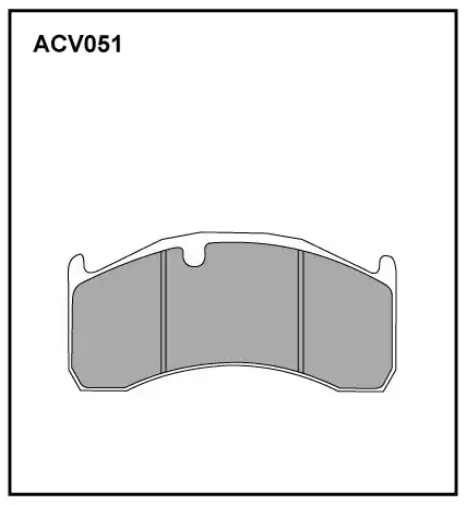 Тормозные колодки дисковые ALLIED NIPPON ACV051