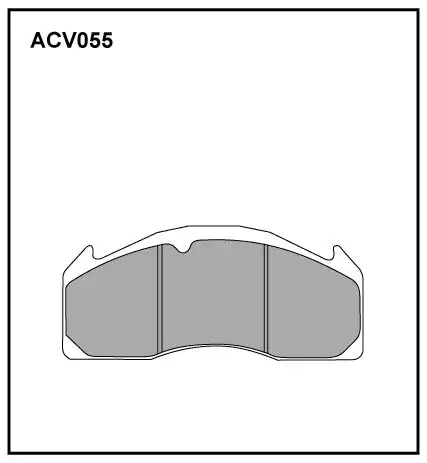 Тормозные колодки дисковые ALLIED NIPPON ACV055