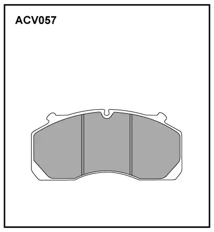 Тормозные колодки дисковые ALLIED NIPPON ACV057