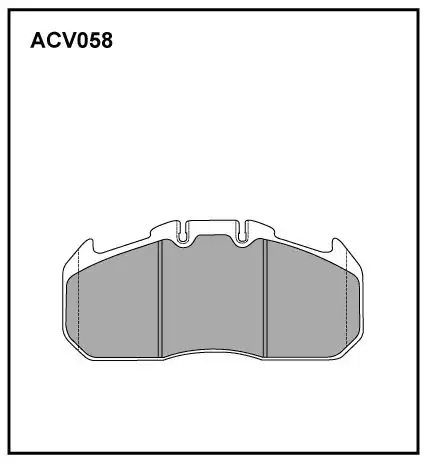 Тормозные колодки дисковые ALLIED NIPPON ACV058