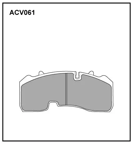 Тормозные колодки дисковые ALLIED NIPPON ACV061
