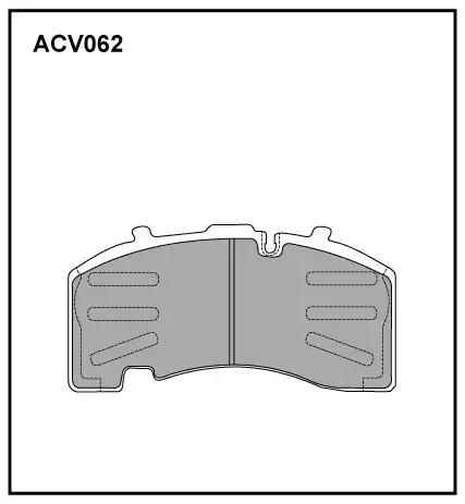 Тормозные колодки дисковые ALLIED NIPPON ACV062