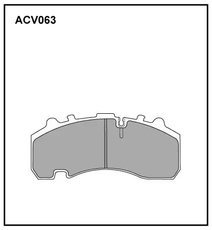 Тормозные колодки дисковые ALLIED NIPPON ACV063