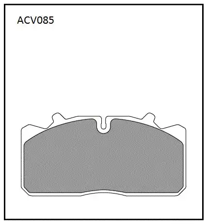 Тормозные колодки дисковые ALLIED NIPPON ACV085