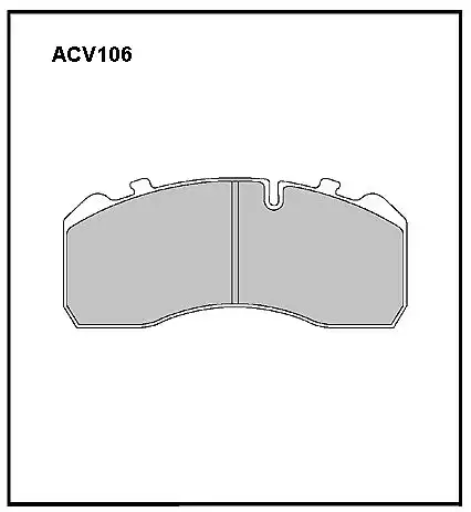 Тормозные колодки дисковые ALLIED NIPPON ACV106