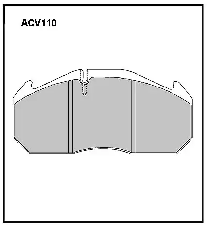 Тормозные колодки дисковые ALLIED NIPPON ACV110