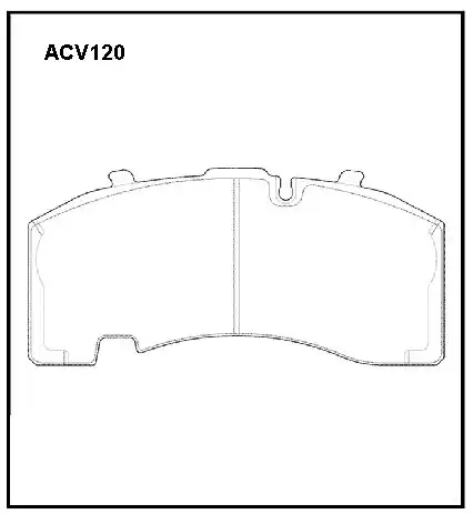 Тормозные колодки дисковые ALLIED NIPPON ACV120
