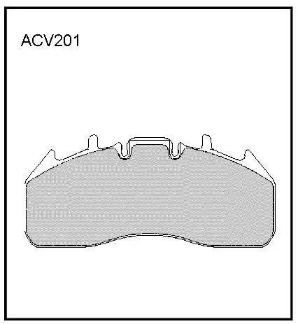 Тормозные колодки дисковые ALLIED NIPPON ACV201