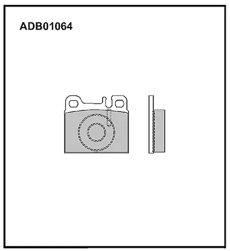 Тормозные колодки дисковые ALLIED NIPPON ADB01064