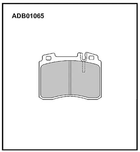 Тормозные колодки дисковые ALLIED NIPPON ADB01065