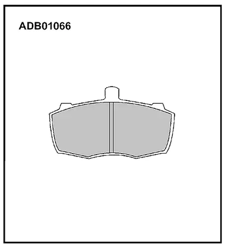 Тормозные колодки дисковые ALLIED NIPPON ADB01066