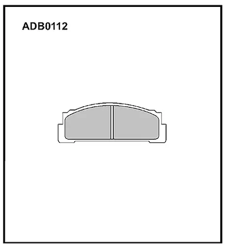 Тормозные колодки дисковые ALLIED NIPPON ADB0112