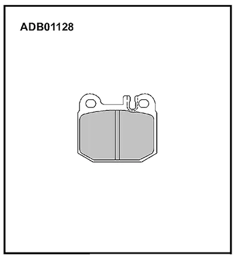 Тормозные колодки дисковые ALLIED NIPPON ADB01128