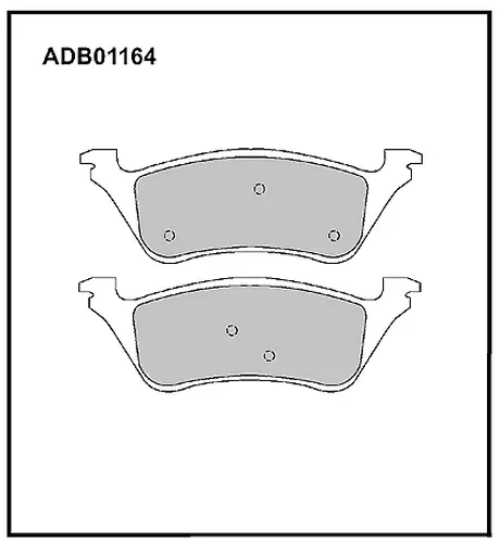 Тормозные колодки дисковые ALLIED NIPPON ADB01164