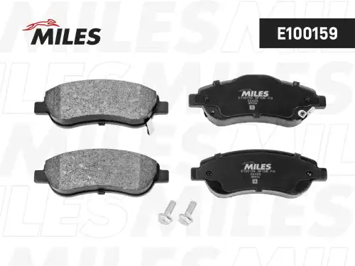 Тормозные колодки дисковые передняя ось MILES E100159
