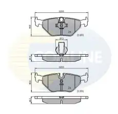 Тормозные колодки дисковые COMLINE CBP01011