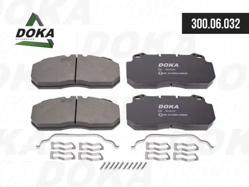 Тормозные колодки дисковые DOKA 300.06.032