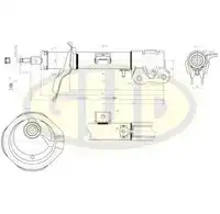 GSA339080 Амортизатор перед прав GUD
