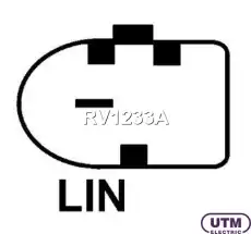 РЕГУЛЯТОР ГЕНЕРАТОРА RV1233A UTM