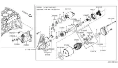 Статор стартера со стаканом 23302EN20A NISSAN
