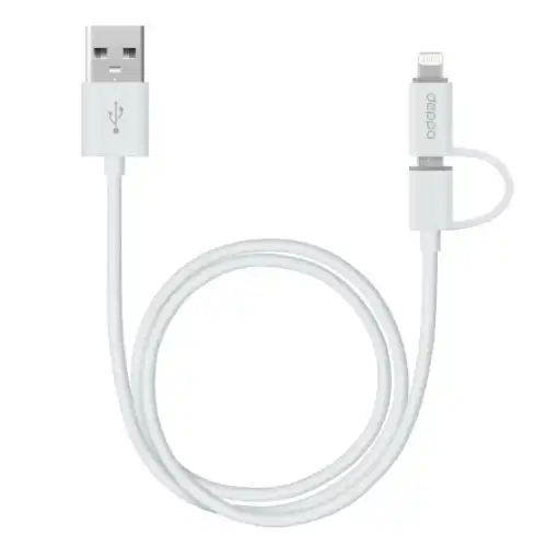  ДАТА-КАБЕЛЬ DEPPA USB-8-PIN ДЛЯ APPLE, 1,2 М, БЕЛЫЙ 72203 DEPPA