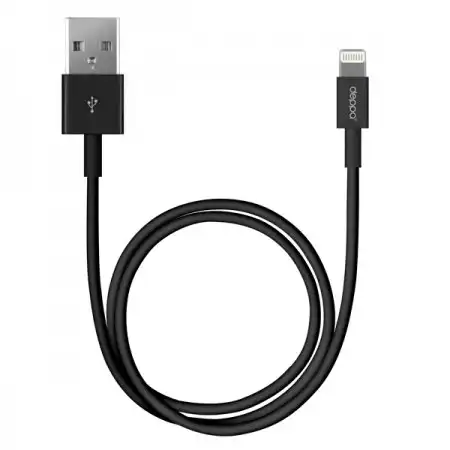  КАБЕЛЬ USB-LIGHTNING 8-PIN ДЛЯ IPHONE 1.2М ЧЕРНЫЙ DEPPA 72115