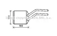 Радиатор печки AVA FD6614