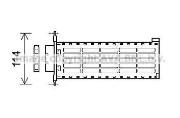 Радиатор печки AVA CN6306