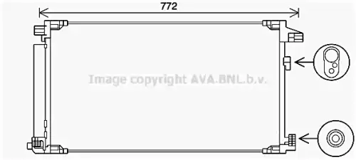 CONDENSER ASSY TO5741D AVA