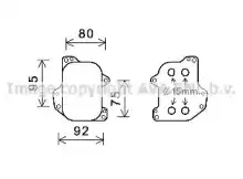 Фильтр масляный AVA VW3393