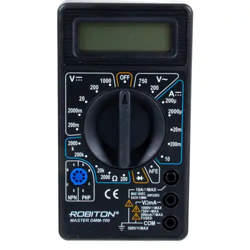  МУЛЬТИМЕТР ROBITON MASTER DMM-100 BL1 13353