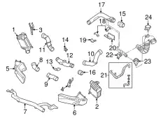 Напорный шланг 06A145708D VAG