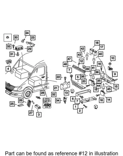 pеле поворотов 12V MB Sprinter 68013377AA CHRYSLER
