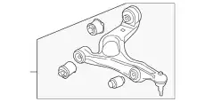 Рычаг подвески VAG 7L8 407 151 F