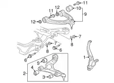 Рычаг подвески VAG 7L8 407 151 F
